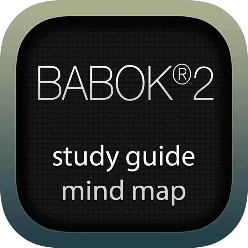 Business Analysis Body of Knowledge 2 (BABOK2) interactive study guide mind map logo