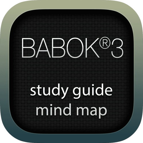 Business Analysis Body of Knowledge 3 (BABOK3) interactive study guide mind map logo