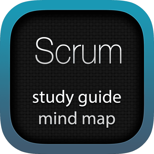 Scrum interactive study guide mind map logo