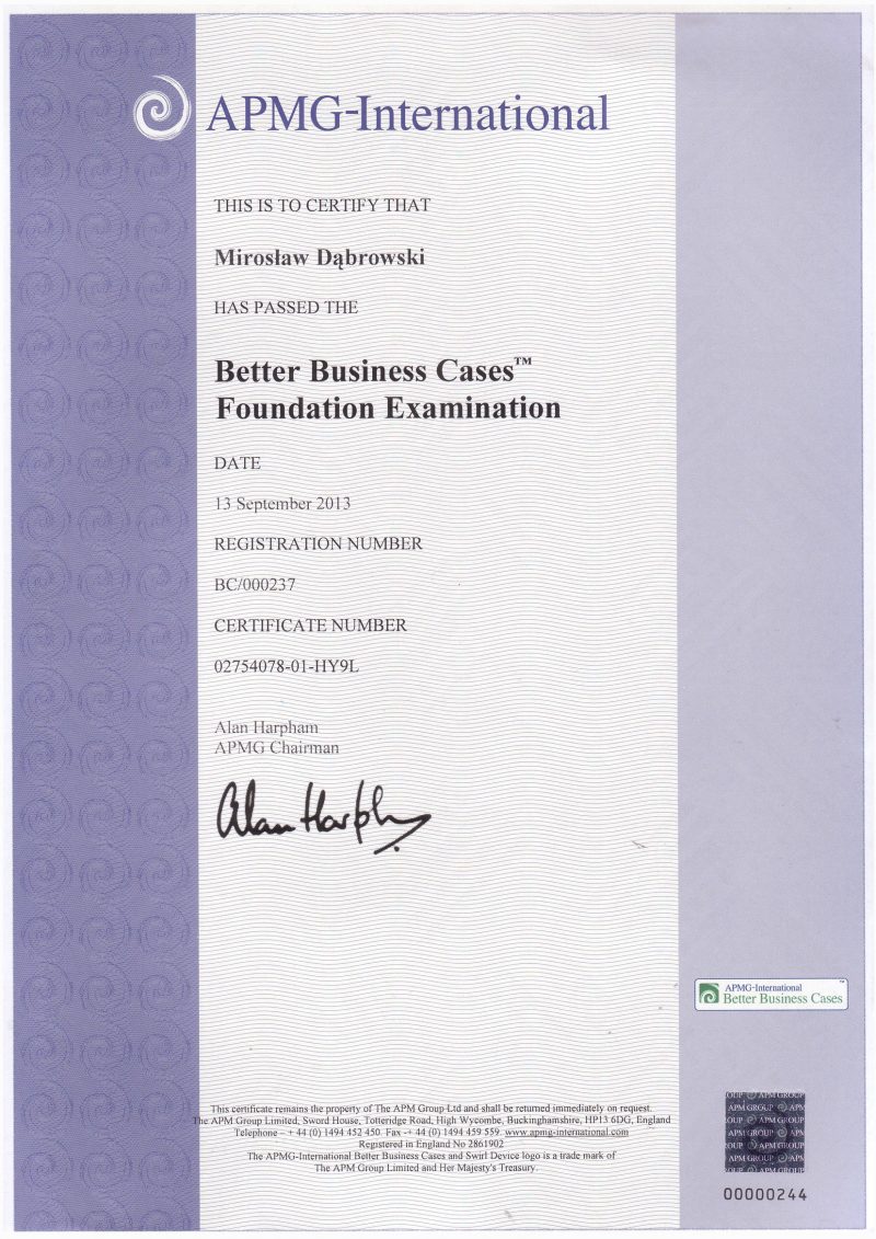 Better Business Cases Foundation