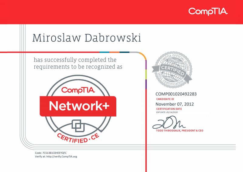 CompTIA Network+ ce