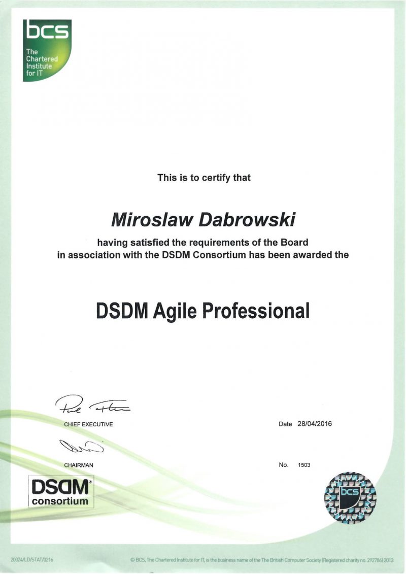 DSDM Agile Professional