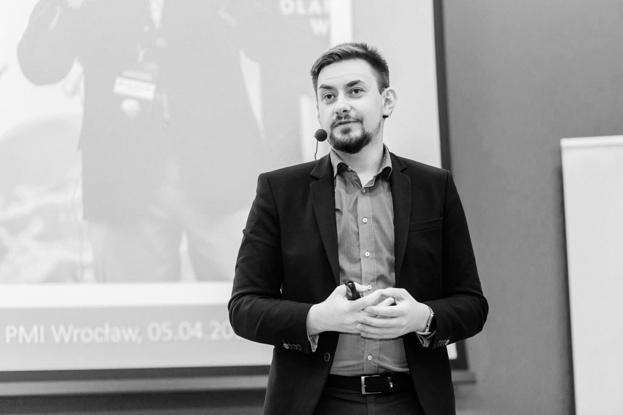 PMI Wroclaw 05.04.2017 - Miroslaw Dabrowski speaking